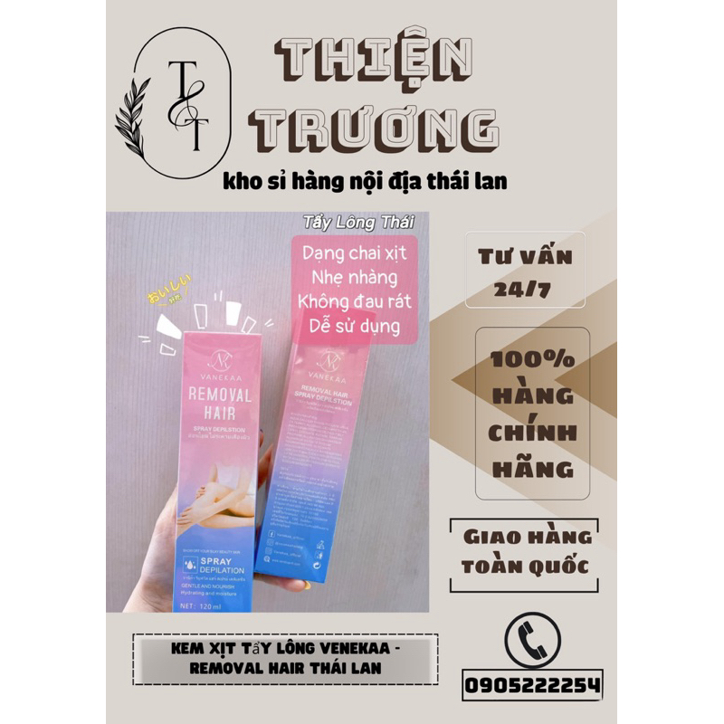 XỊT TẨY LÔNG VENEKAA THÁI LAN