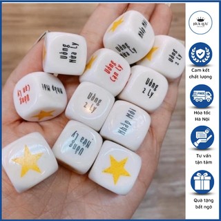 Viên xúc xắc - Xí ngầu 6 mặt uống bia
