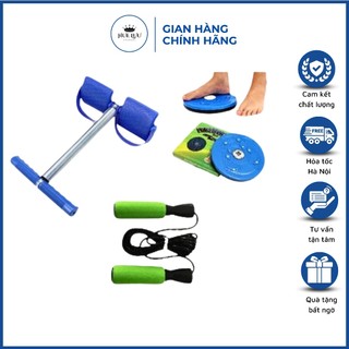 Combo bộ 3 dụng cụ tập thể dục tummy trimmer + đĩa xoay eo 360 độ + dây nhảy thể dục