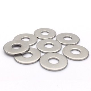 Set 10 cái m6, m8, m10 long đen phẳng vành rộng inox201 m6, m8, m10