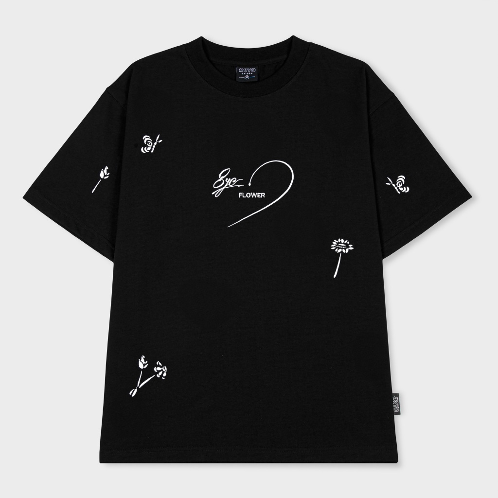 Áo Thun Thêu 8YO FLOWER Tee Cotton Mềm Mịn Mát - Áo Phông Local Brand Unisex Nam Nữ Form Rộng | BigBuy360 - bigbuy360.vn