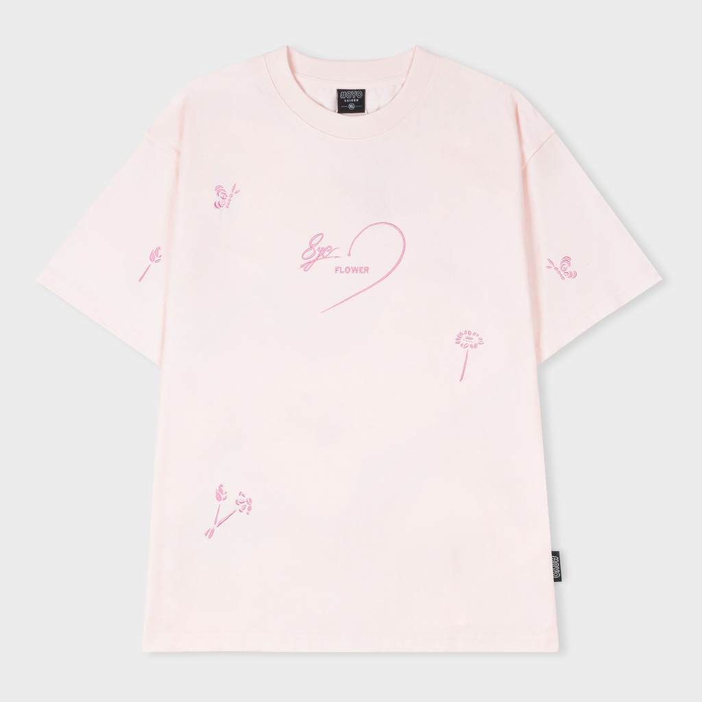 Áo Thun Thêu 8YO FLOWER Tee Cotton Mềm Mịn Mát - Áo Phông Local Brand Unisex Nam Nữ Form Rộng | BigBuy360 - bigbuy360.vn