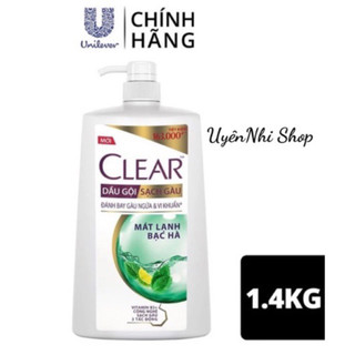 Dầu gội Clear Bạc Hà mát lạnh chai vòi 1kg4