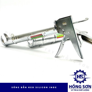Súng silicon inox hàng loại dày cao cấp, súng bắn keo