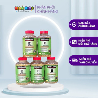 Vitamin E Nắp đỏ 400 IU 500 Viên Kirkland Của Mỹ