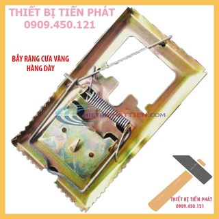Bẫy chuột kẹp, bẫy sập, bẫy chuột răng cưa vàng hàng loại dày bẫy thông minh