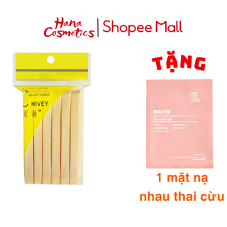 Bông Mút Bọt Biển Rửa Mặt Chivey, Bông Nở Rửa Mặt Dai Mềm Mịn Gói 12 Miếng
