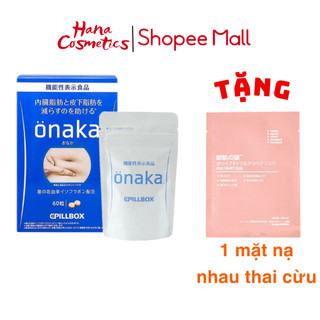 Viên uống giảm mỡ bụng, giảm cân hiệu quả Onaka của Nhật bản gói 60 viên date 2025