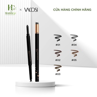 Chì Kẻ Mày Định Hình Đa Năng Vacosi Dual Eyebrow Shape Pen
