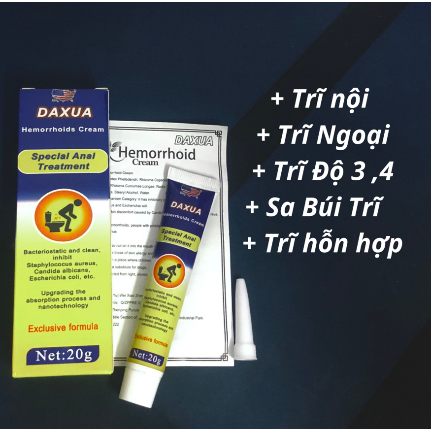 1 TUÝP Kem bôi TRĨ DAXUA nhập Mỹ