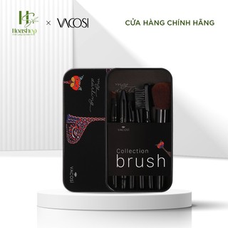 Hộp Cọ Vacosi Màu Đen Nhỏ 6 Cây My Darling Collection Brush