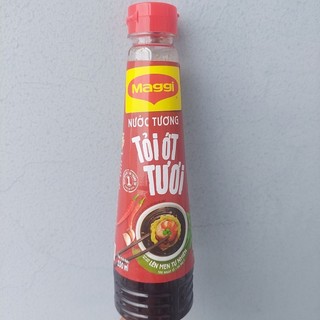 Nước tương Maggi tỏi ớt tươi chai 200ml - Hỏa tốc 2h
