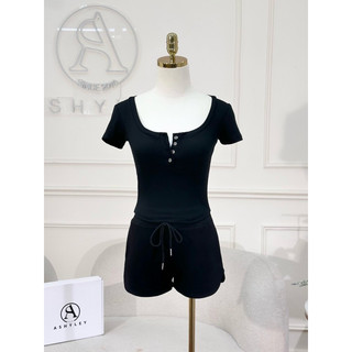 Set cá tính thun ôm body 𝐀𝐒𝐇𝐘𝐋𝐄𝐘