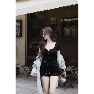 Set cá tính thun ôm body 𝐀𝐒𝐇𝐘𝐋𝐄𝐘