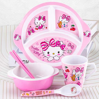 ☘️𝗡𝗘𝗪☘️ tô, chén , ly , muỗng , mâm , dĩa, đũa hello kitty mẫu mới