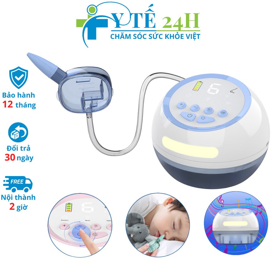 Máy Hút Mũi Cho Bé Beame T10, Máy Hút Dịch Nhờn Mũi 6 Cấp Độ Hút Và Phát Nhạc Cho Bé