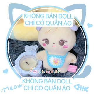 (Charm gấu ngẫu nhiên) Yếm em bé cho doll 10cm