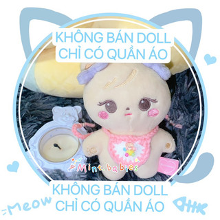 (Charm gấu ngẫu nhiên) Yếm em bé cho doll 10cm
