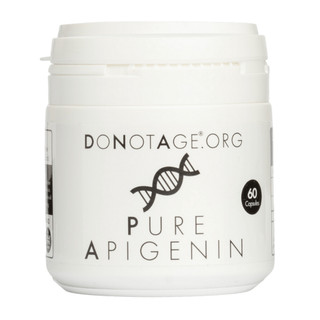 Apigenin 250mg/viên. DoNotAge. Chống lão hóa. Hỗ trợ kiểm soát CD38 chống thất thoát NAD+. Giúp thư giãn hỗ trợ giấc ngủ