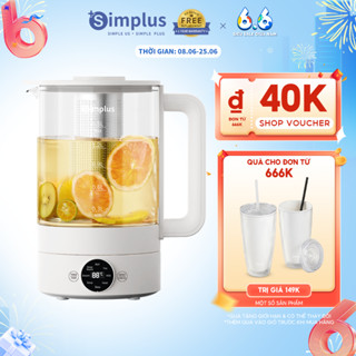 Bộ ấm điện Simplus Dung tích 1.5L Màn hình LCD 8 chức năng mặc định YSHU001- Bảo Hành 1 Năm 1 Đổi 1