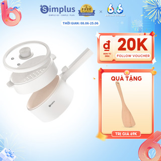 Nồi lẩu điện đa năng Simplus Dung tích 1.5L/2L DZGH002/009 - Bảo Hành 1 Năm 1 Đổi 1
