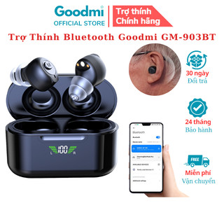 Tai Nghe Trợ Thính, Máy Trợ Thính Bluetooth, Sạc Pin Cho Người Già, Người Điếc Nặng Goodmi GM-903BT