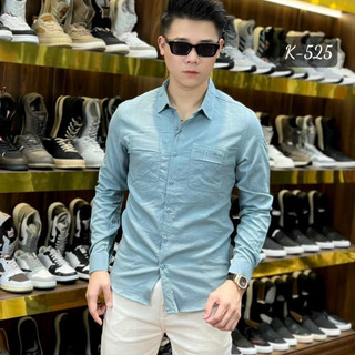 Sơ Mi Nam Vải Đũi Dày Dặn Không Phai Không Xù