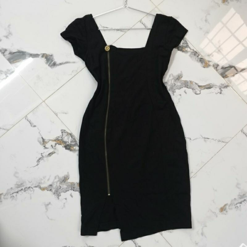 Đầm secondhand T57, đầm dự tiệc chất thun co giãn Size M-L nhỏ (N90-94cm E78-80cm D88cm) mới 99%