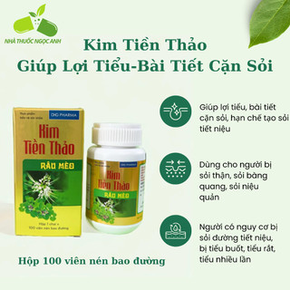 Kim tiền thảo râu mèo - 100 viên - dhg pharma