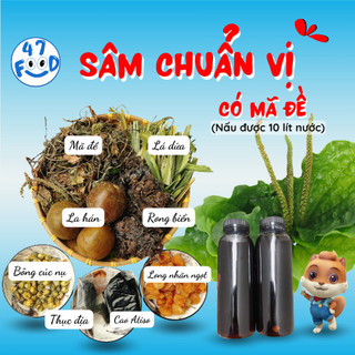 Set nguyên liệu sâm chuẩn vị có mã đề nấu 10 lit 47food