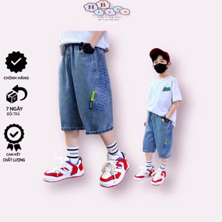 Quần Jean HB Kiểu Dáng Thời Trang Cho Bé Trai Từ 10-50Kg Co Giãn Tốt.