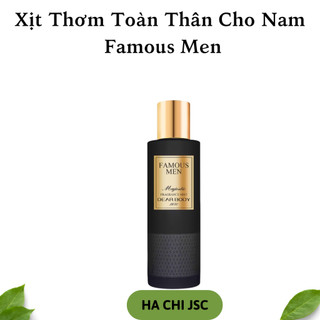 Xịt thơm toàn thân cho nam famous men dear body majestic fragrance body mist 270ml