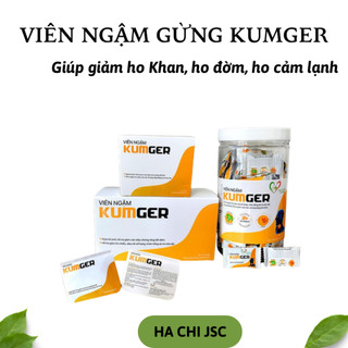 Viên Ngậm Gừng Kumger hộp 100 viên- Ho Khan, ho đờm, ho cảm lạnh- đau rát khan tiếng