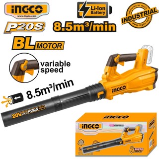 Máy thổi bụi / thổi lá dùng pin INGCO 20V CABLI20428 ( Động Cơ Ko Chổi Than )