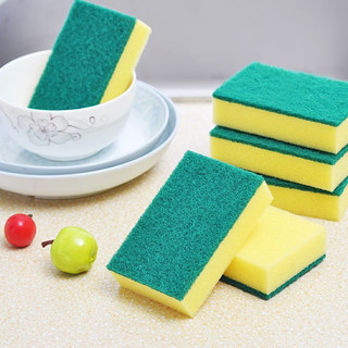 Lưới Rửa Chén Bát Giẻ Rửa Bát, Miếng Bột Biển (1 cái)