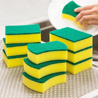 Lưới Rửa Chén Bát Giẻ Rửa Bát, Miếng Bột Biển (1 cái)