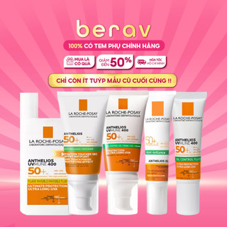 Kem chống nắng kiềm dầu cho da dầu mụn La Roche Posay Dry Touch Anthelios XL UVB UVA SPF 50+ (15/ 50ml)
