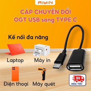Cáp chuyển đổi OTG USB sang TYPE C thích hợp cho điện thoại, máy tính bảng, laptop macbook pro air