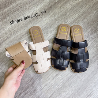 Giày sục nữ rọ đan đế dẻo HG01 ( Chuẩn size)