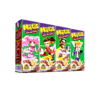 Sữa cacao lúa mạch dinh dưỡng Metis 110ml- 170ml
