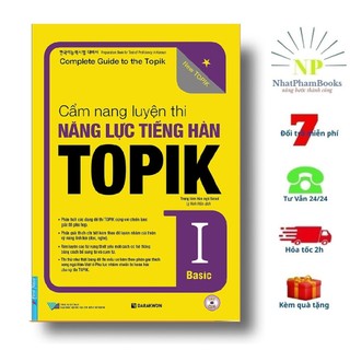 Sách - cẩm nang luyện thi năng lực tiếng hàn topik i basic