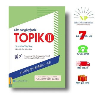 Sách - cẩm nang luyện thi topik ii tặng sổ tay từ vựng