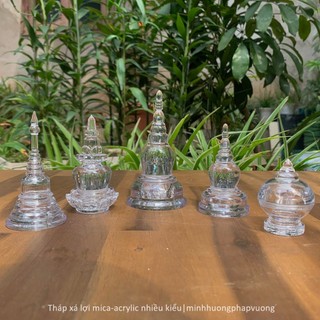 Tháp Xá Lợi Mica-Acrylic Nhiều Kiểu Dáng
