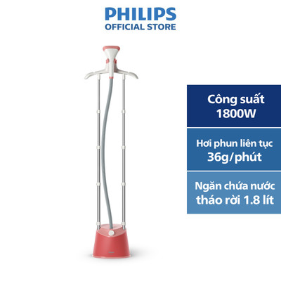 Bàn ỦI Hơi Nước Đứng Philips 1000 series STE1020/40 |1800W | Hơi phun 36g/phút - Hàng Chính Hãng