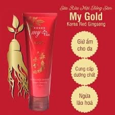 Sữa rửa mặt hồng sâm đỏ My Gold