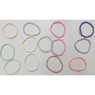Vòng tay, lắc tay hạt cườm nhiều màu pastel dễ thương