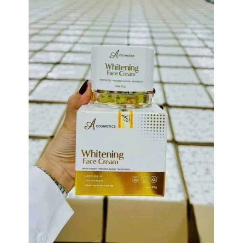 Kem Face Pháp A Cosmetics Dưỡng Trắng Da (WHITENING FACE CREAM ACosmetics (Chính hãng 100%)