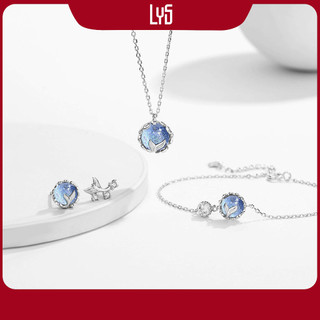 Bộ trang sức Lys Moonstone lấp lánh - Trang sức Bạc nữ bạc cao cấp