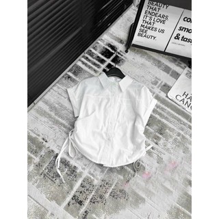A57 Áo Sơ Mi Dây Rút Eo Tay Hến