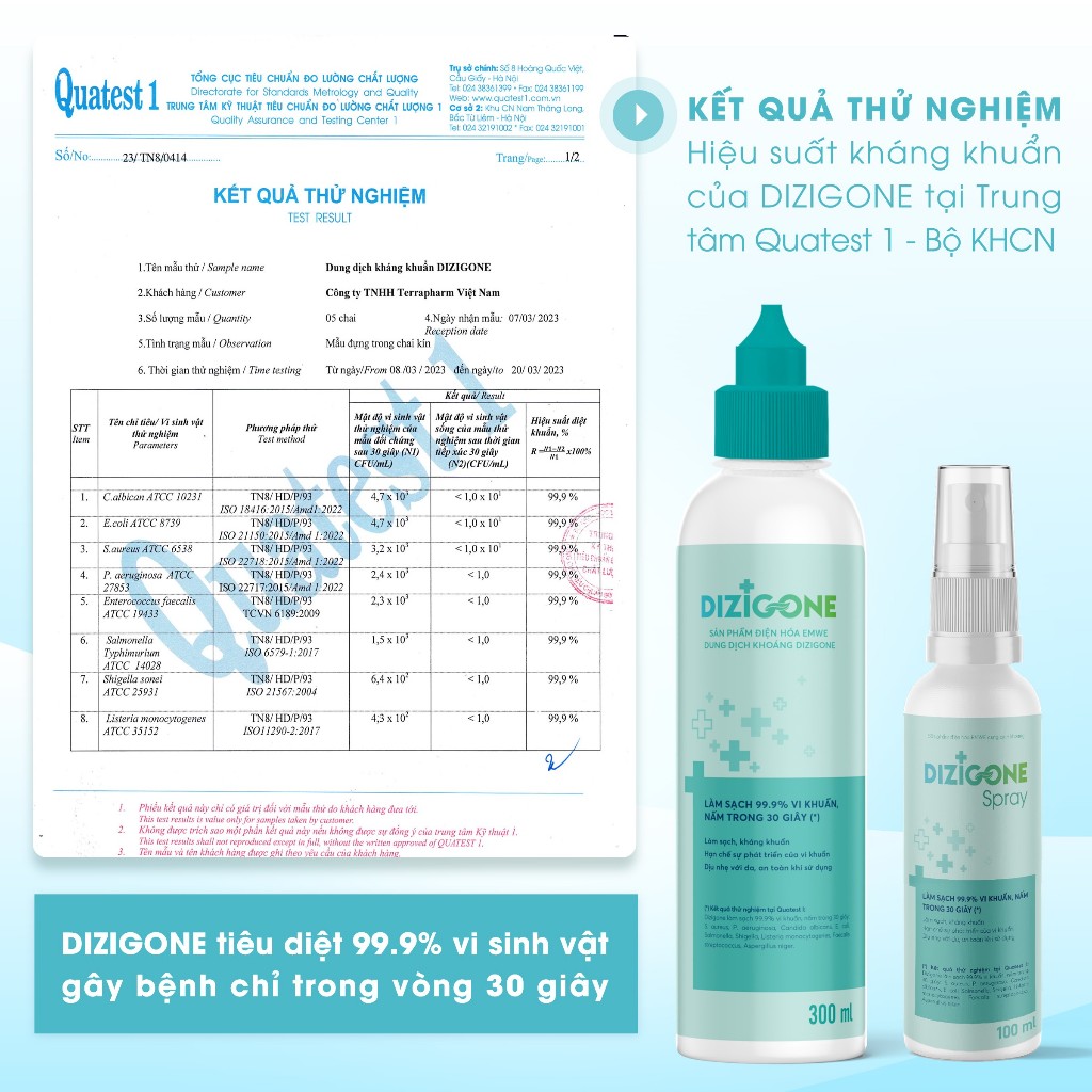 [Bộ đôi] Xịt kháng khuẩn DIZIGONE Spray 100ml & Kem DIZIGONE Nano Bạc 25g: Lành thương nhanh, tái tạo da, ngăn ngừa sẹo